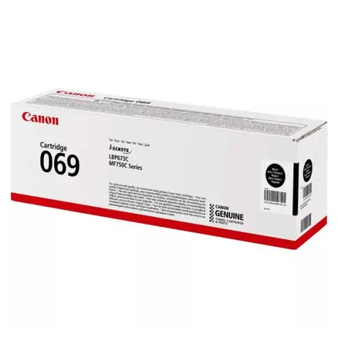 Canon 069 BK černá / pro  i-SENSYS MF752Cdw & MF754Cdw & LBP673Cdw / 2.100 stran