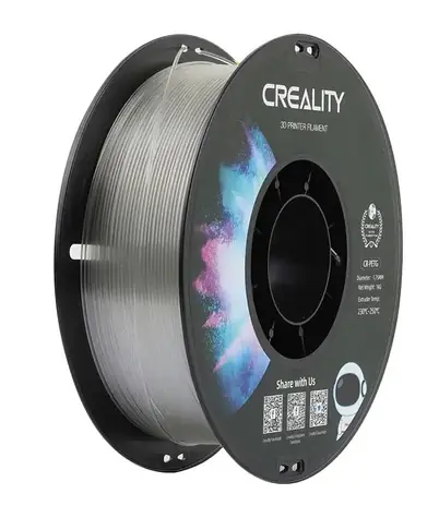 Creality Filament CR-PETG transparentní / struna pro 3D tiskárnu / CR-PETG / 1.75mm / 1kg
