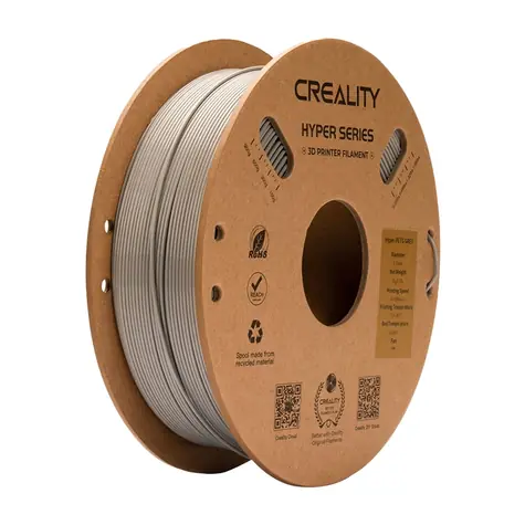 Creality Filament PETG šedá / struna pro 3D tiskárnu / PETG / 1.75mm / 1kg