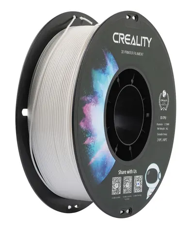 Creality Filament TPU bílá / struna pro 3D tiskárnu / TPU / 1.75mm / 1kg