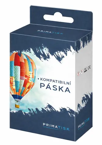 PrimaTisk Kompatibilní páska TZe-FX621 pro BROTHER 9mm černý tisk/žlutý podklad / flexibilní 