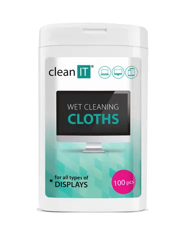 CLEAN IT CL-147 Vlhčené čisticí utěrky na obrazovky MINI 100 ks