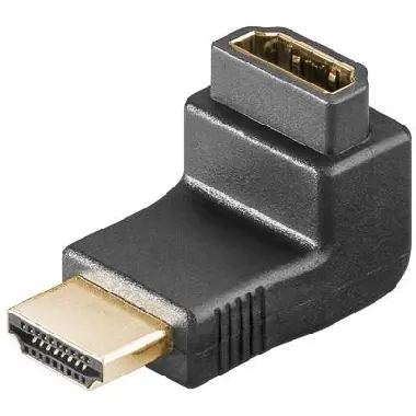 PremiumCord adaptér HDMI M na HDMI F - zahnutý do pravého úhlu - opačný / redukce