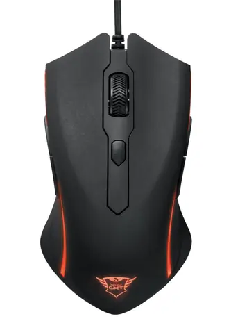 Trust GXT 177 černá / Herní myš / Laserová / Drátová / USB / 14 400dpi / 8 tlačítek