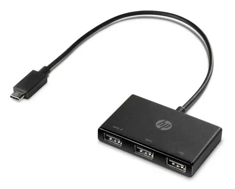 HP USB-C rozbočovač  / rozbočovač USB-C 3.1 na 2x USB 3.0 a 1x USB 2.0