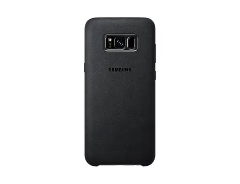 Samsung Alcantara Cover zadní kryt pro Samsung G955 Galaxy S8 Plus tmavě šedá