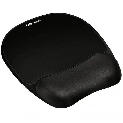 Fellowes pěnová podložka pod myš a zápěstí černá 