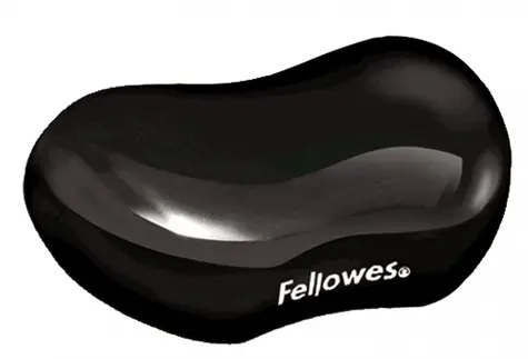 Fellowes CRYSTAL gelová černá / Podložka pod zápěstí 