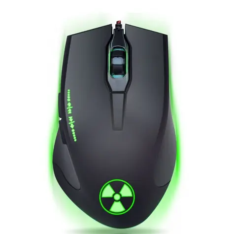 CONNECT IT BATTLE RNBW černá / Herní optická myš / podsvícení / 3200DPI / 6 tlačítek / USB 