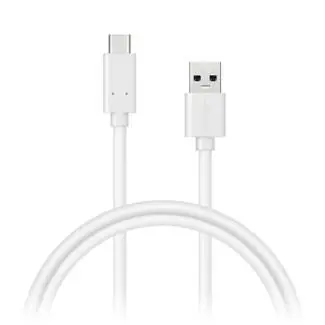 CONNECT IT Wirez USB C (Type C) - USB 2m bílá / tok proudu až 3A
