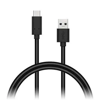 CONNECT IT Wirez USB C (Type C) - USB 0.5m černá / tok proudu až 3A
