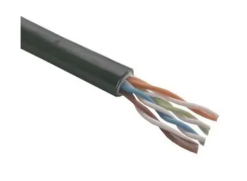 LYNX UTP Elite kabel Cat5e Venkovní / PE+PVC / dvojitý plášť / Černý