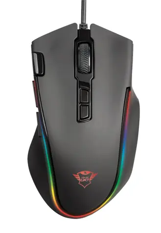 Trust GXT 188 herní myš / 8 prog. tlačítek / RGB podsvícení