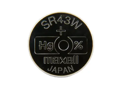 Maxell Silver Oxide Nenabíjecí knoflíková baterie 386 / 1ks / Blistr