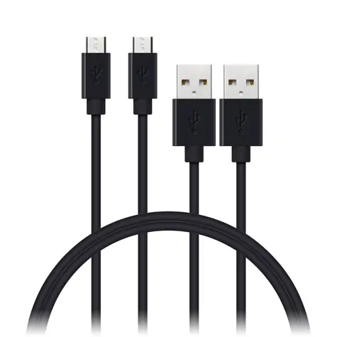 CONNECT IT Wirez Micro USB - USB 1m černá / 2 ks v balení