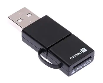 CONNECT IT SMART OTG čtečka MicroSDHC pro mobilní telefony a PC