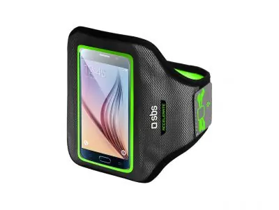 SBS Armband Univerzální pouzdro na rameno XL černo-zelená
