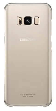 SAMSUNG Clear Cover zadní kryt pro Samsung Galaxy S8 zlatá
