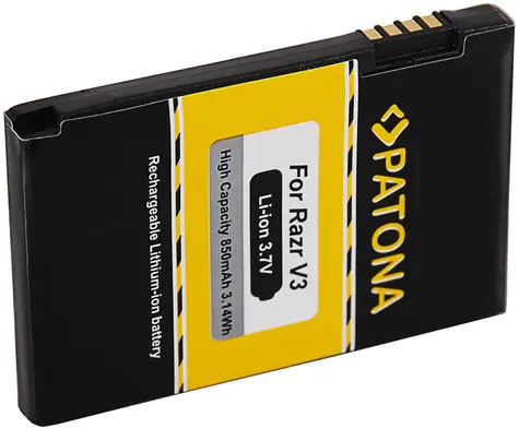 PATONA baterie pro mobil Motorola Razr V3 / 850mAh / 3.7V / Li-Ion 