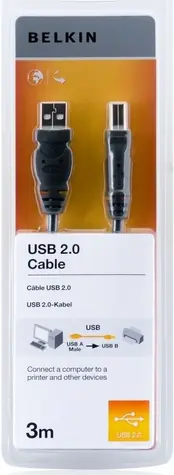 Belkin USB 2.0 kabel A-B propojovací 3m / řada standard