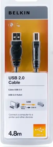 Belkin USB 2.0 kabel A-B propojovací 4.8m / řada standard