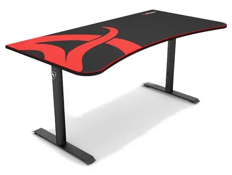 AROZZI ARENA Gaming Desk herní stůl černý s logem / D:160cm / Š: 71-82cm / V: 71-81cm