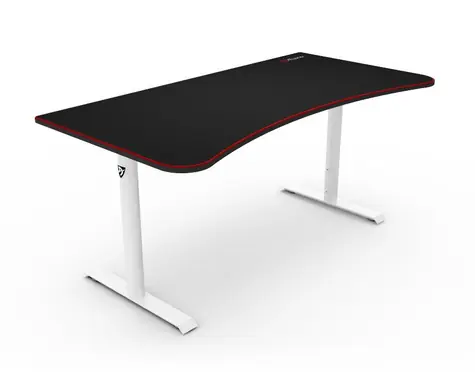AROZZI ARENA Gaming Desk herní stůl černobílý / D:160cm / Š: 71-82cm / V: 71-81cm
