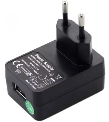 ZEBRA napájecí zdroj pro TC21, TC26, TC22, TC27, TC51 a TC56 / 5 V / 2.5 A / včetně EU zástrčky
