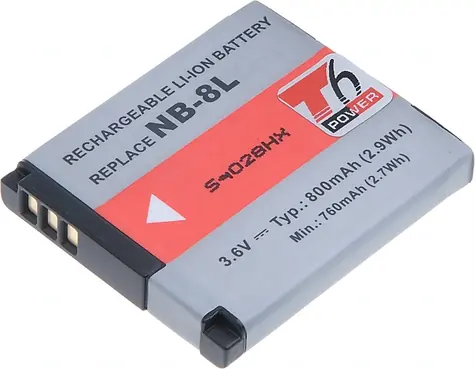 T6 Power Baterie Canon NB-8L / 700mAh / černá