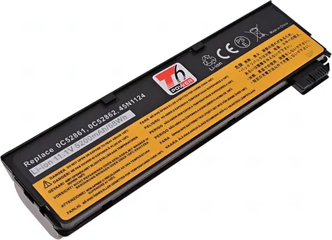 T6 Power Baterie pro Lenovo ThinkPad T440s / T450s / T550 / L450 / T440 / X240 / X250 / 68+ / 6cell / 5200mAh