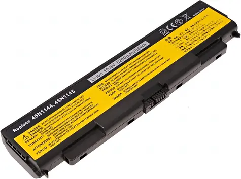 T6 Power Baterie pro Lenovo ThinkPad T440p / T540p / W540 / L440 / L540 serie / 5200mAh
