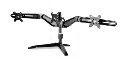 SilverStone ARM31BS držák monitoru černá / triple monitor / M4