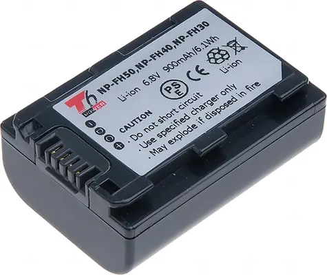 T6 Power Baterie pro Sony NP-FH50 / 750mAh / šedá