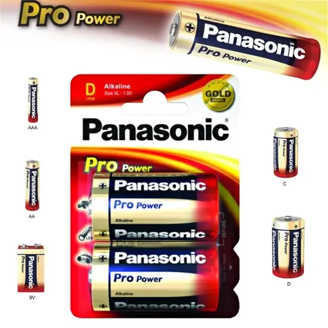 Panasonic Pro Power Alkalická baterie D LR20 2ks