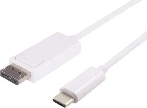 MicroConnect kabel USB3.1 C (M) - DisplayPort V1.2 (M) / 4K*2K@60Hz / 1m / bílá