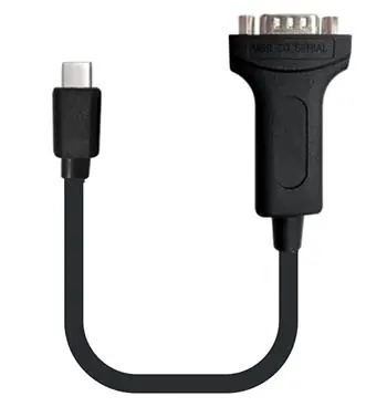 PremiumCord Převodník USB-C 3.1 na RS232 1.8m