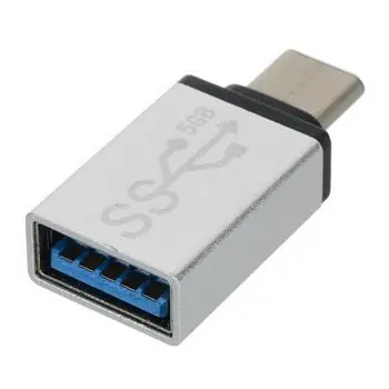 PremiumCord Adaptér USB 3.1 konektor C male - USB 3.0  A female stříbrná / OTG