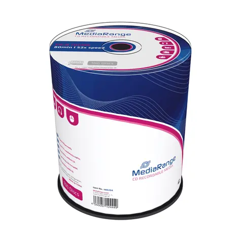 MediaRange CD-R 700MB 52x spindl 100ks 