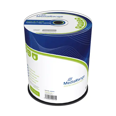 MediaRange DVD-R 4.7GB 16x spindl 100ks 