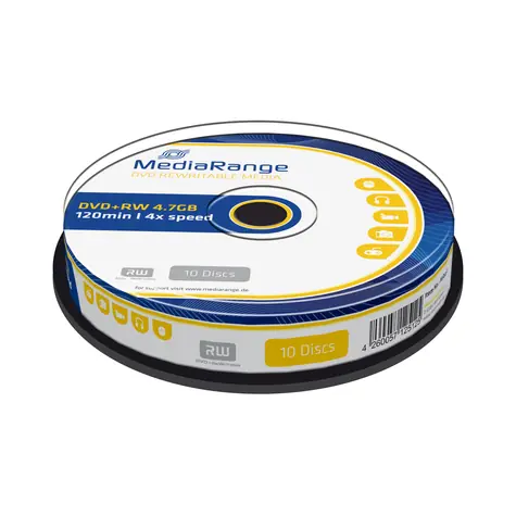 MediaRange DVD+RW 4.7GB 4x spindl 10ks 