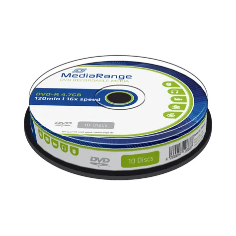 MediaRange DVD-R 4.7GB 16x spindl 10ks 