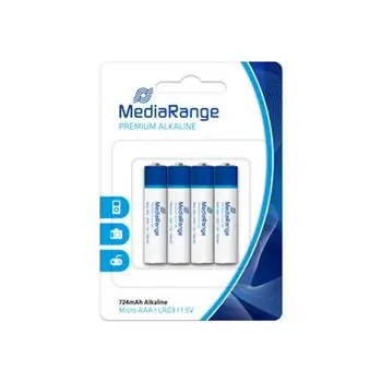 MediaRange Premium baterie micro AAA 1.5V Alkalické 4ks 
