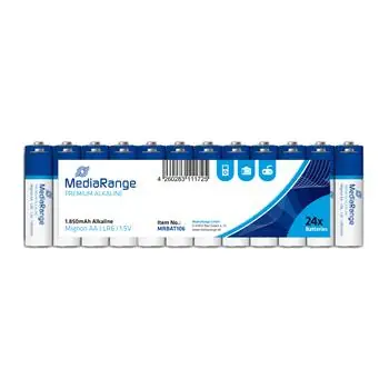 MediaRange Premium baterie Mignon AA 1.5V Alkalické 24ks 