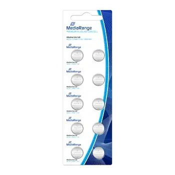 MediaRange Premium baterie Coin Cells. AG13 1.5V Alkalické 10ks 