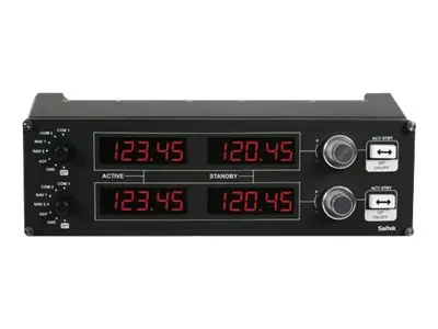 Logitech G Saitek Pro Flight - radio panel / radiový panel pro letecké simulátory