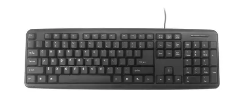 Gembird KB-U-103 (RU) černá / standardní klávesnice / USB / RU verze