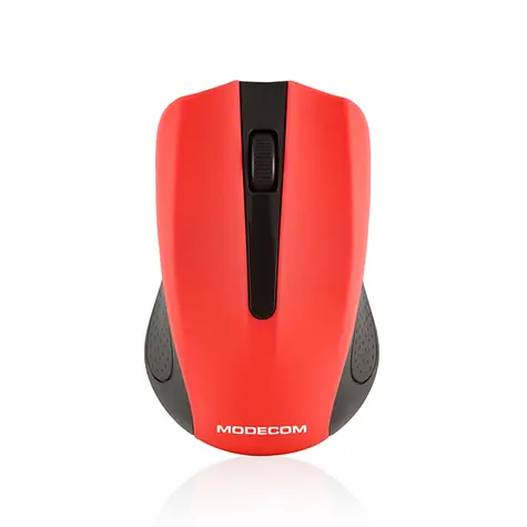 MODECOM MC-WM9 červená / bezdrátová optická myš / 1200DPI