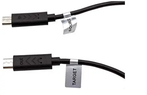 PremiumCord Kabel micro USB 2.0 30cm / microUSB B M - microUSB B M / OTG / 30cm 