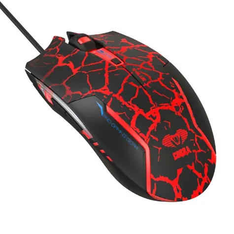 E-BLUE Cobra černá / Herní optická myš / 2500DPI / 6 tlačítek / 1 kolečko / drátová (USB)