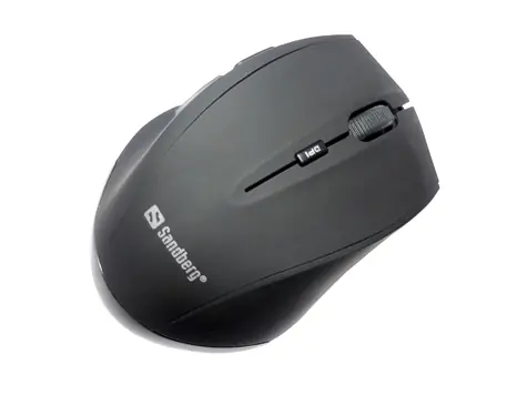 Sandberg Wireless Mouse Pro / bezdrátová optická myš / 1600dpi / černá